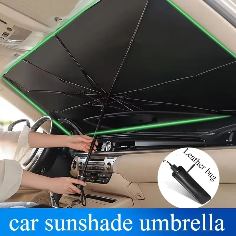 Parabrisas delantero de coche, sombrilla, protección solar de verano, bloqueo de sombrilla, suministros de refrigeración Interior de coche