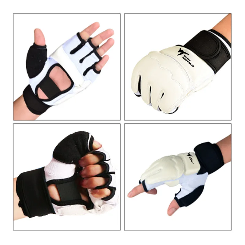 Protección de Taekwondo, entrenamiento Sanda, guardamanos de Taekwondo y equipo Protector de partido de plátano, Protector de pie, equipo de Kickboxing WTF