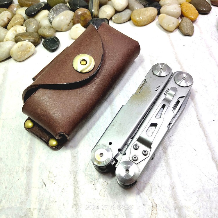 Multifunctionl ETC Tool Pliers Holster Waist Bag Military Knife Belt Pack  Leather Sheath Portable Universal customized  MHF