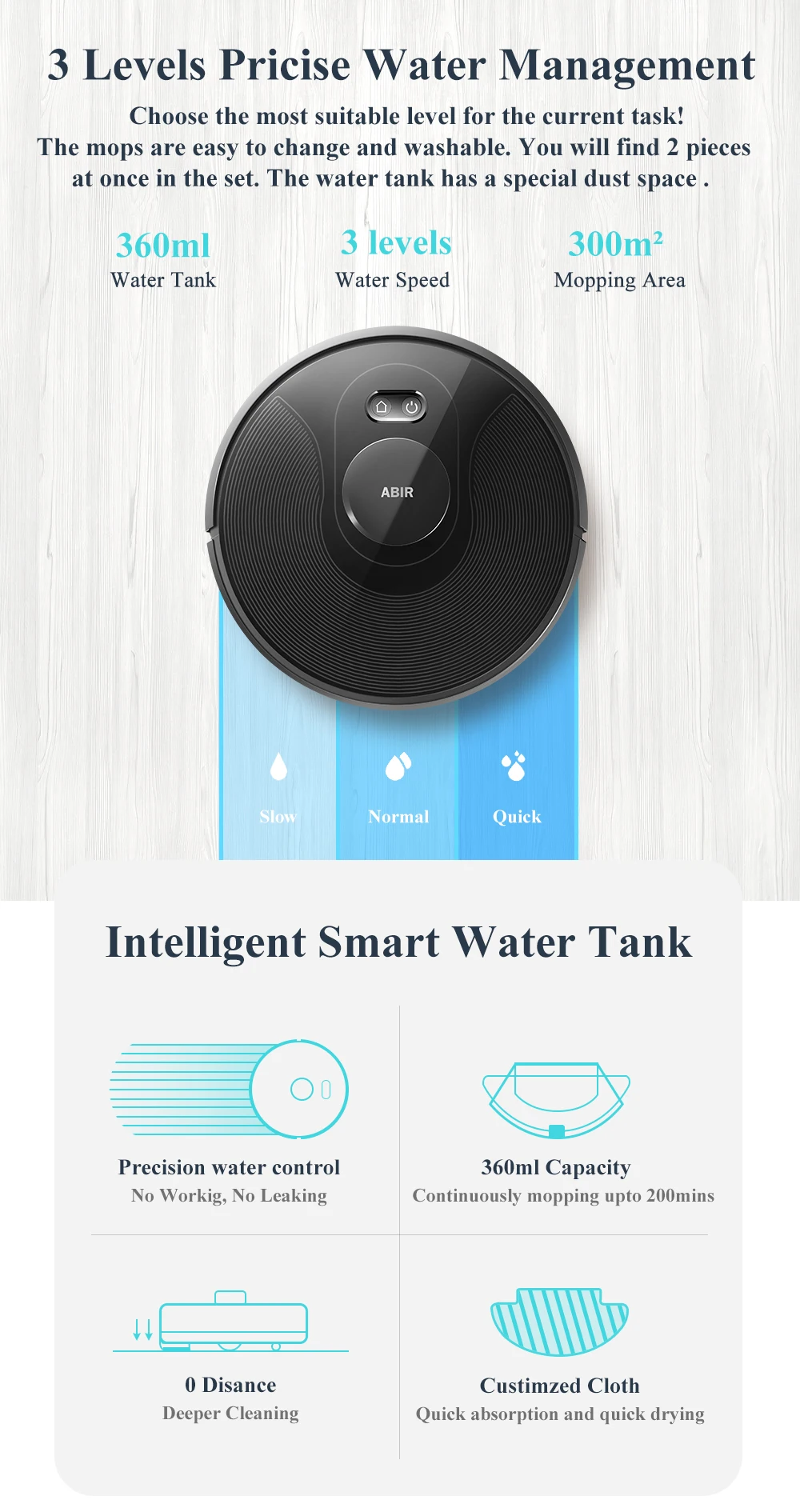 Robot barredor de alta calidad, lavadora de suelo comercial, limpieza de alfombras