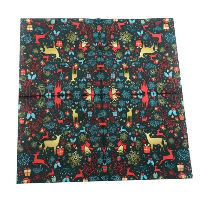 10/20 шт., декоративные бумажные салфетки с принтом лосят