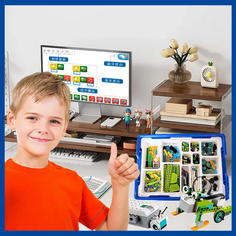 NEW Technical Parts Wedo  Battery Robotics Construction Set Building Blocks Compatible Wedo 2.0 Educational DIY