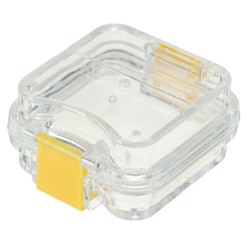 Neu10/50 stücke Kunststoff prothese Zahn Box mit Film Hohe Qualität Prothese Lagerung Box Membran Zahn Box
