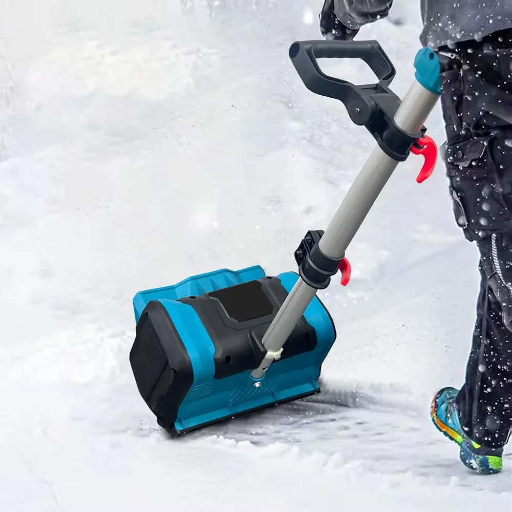 ฤดูหนาวใหม่Brushlessไฟฟ้าSnowplowแบตเตอรี่ลิเธียมไฟฟ้าSnow Sweeperไร้สายSnow Shovel Courtyard Streetสําหรับแบตเตอรี่Makita
