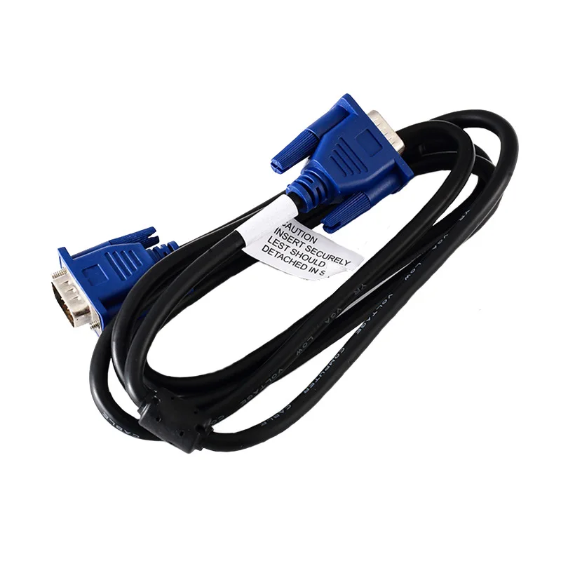 Vga 4 5 kabel männlich zu männlich high-definition computer projektor monitor video datenkabel mit magnet ring