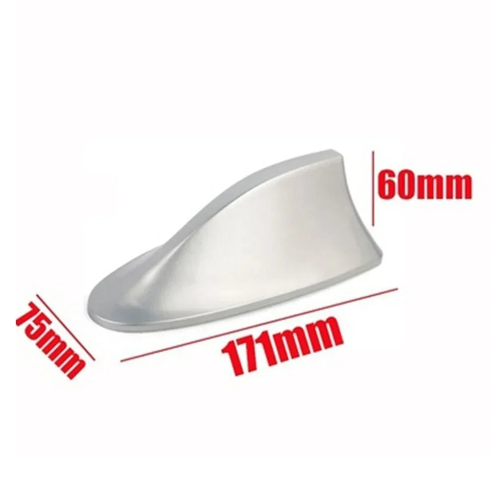 Radio de coche con forma de aleta de tiburón, antena de tiburón para coche, diseño de señal FM de Radio para todas las antenas de automóviles, piezas de repuesto de estilo Exterior de coche