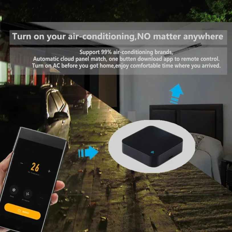 Uniwersalny pilot na podczerwień VIKEFON Tuya ZigBee Smart IR do inteligentnego domu, kompatybilny z Alexa i Google Home