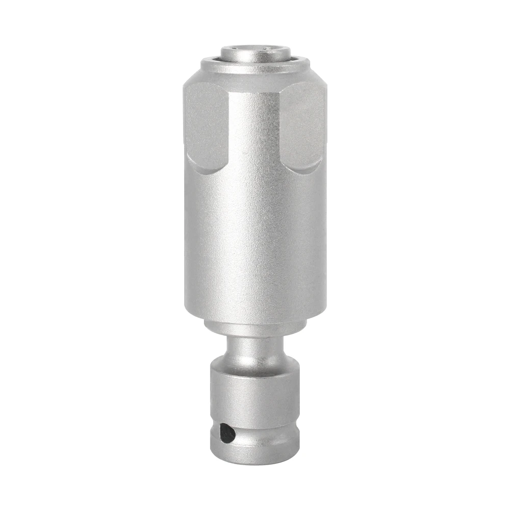 Adapter zur Konvertierung von Schlagschrauber in Elektrohammer. Konvertiert in SDS-Plus/Quadratische Schnittstelle. Für den Einsatz mit Bohr-/Schlagschrauber