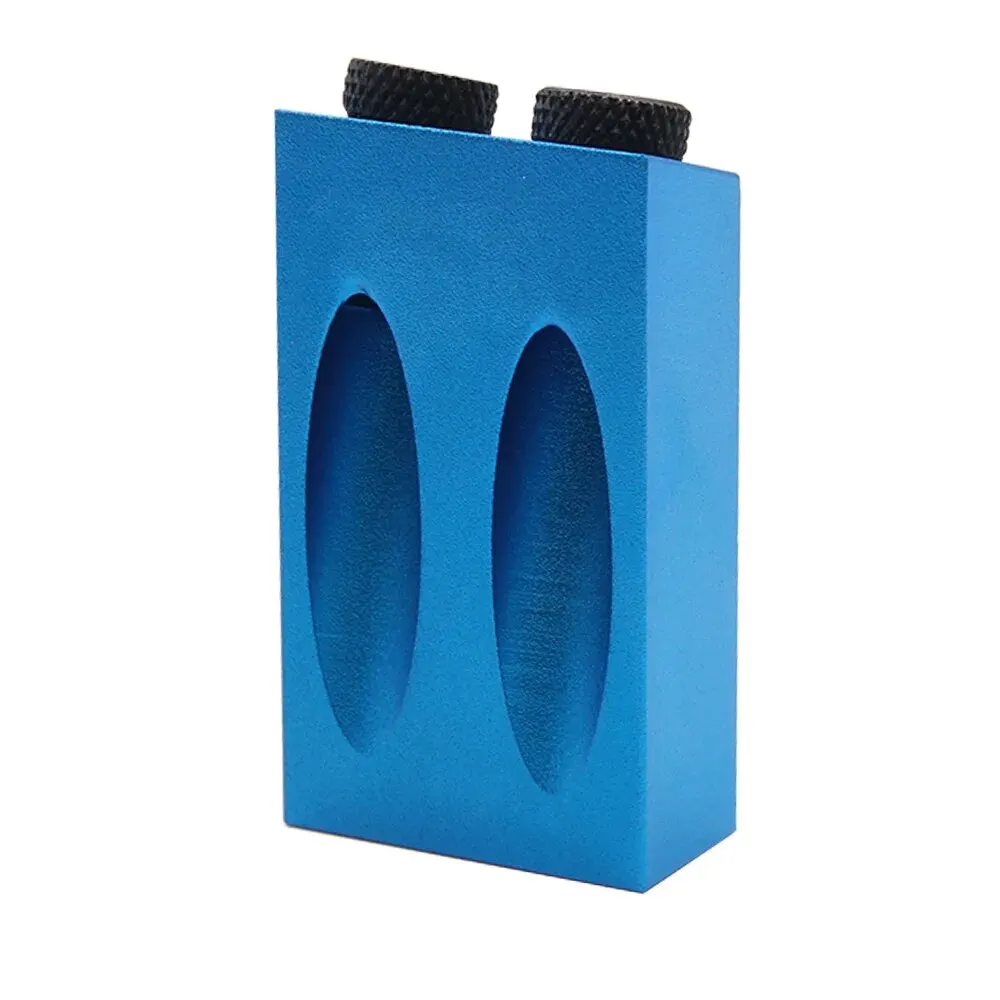 14 st 15 °   Blauwe houtbewerking schuine gatzoeker 7-delige boorregelaar Limiet driepuntsboorgereedschapset voor houtbewerking