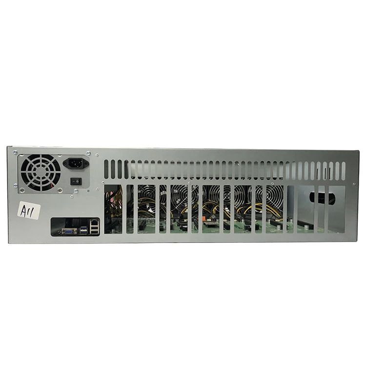 New 8 GPU Graphics Cards ATX Server Case for Rtx 3060 3070 3080 3090 Ti VGA Video Graphic Card Cases With 1600W 1800W 2500W PSU