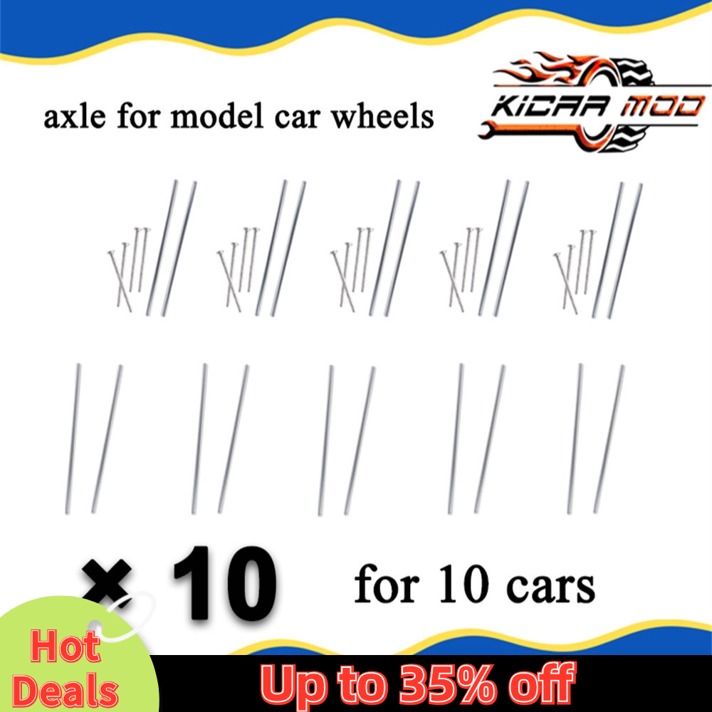 1/64 Model Car Wheels Axle For Hot Wheels Replacement Parts for Hotwheels Matchbox Tomica Diecast Model Toys (10 Sets)