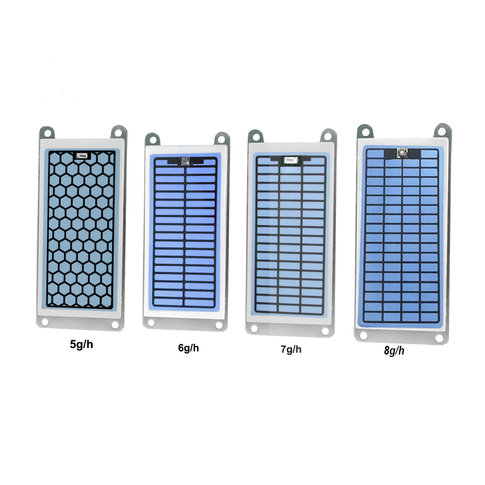 Generador de ozono, placa cerámica integrada, 5g, 6g, 8g, 12g, piezas purificadoras de esterilización de aire y agua, placa generadora de ozono cerámica, 2 uds.