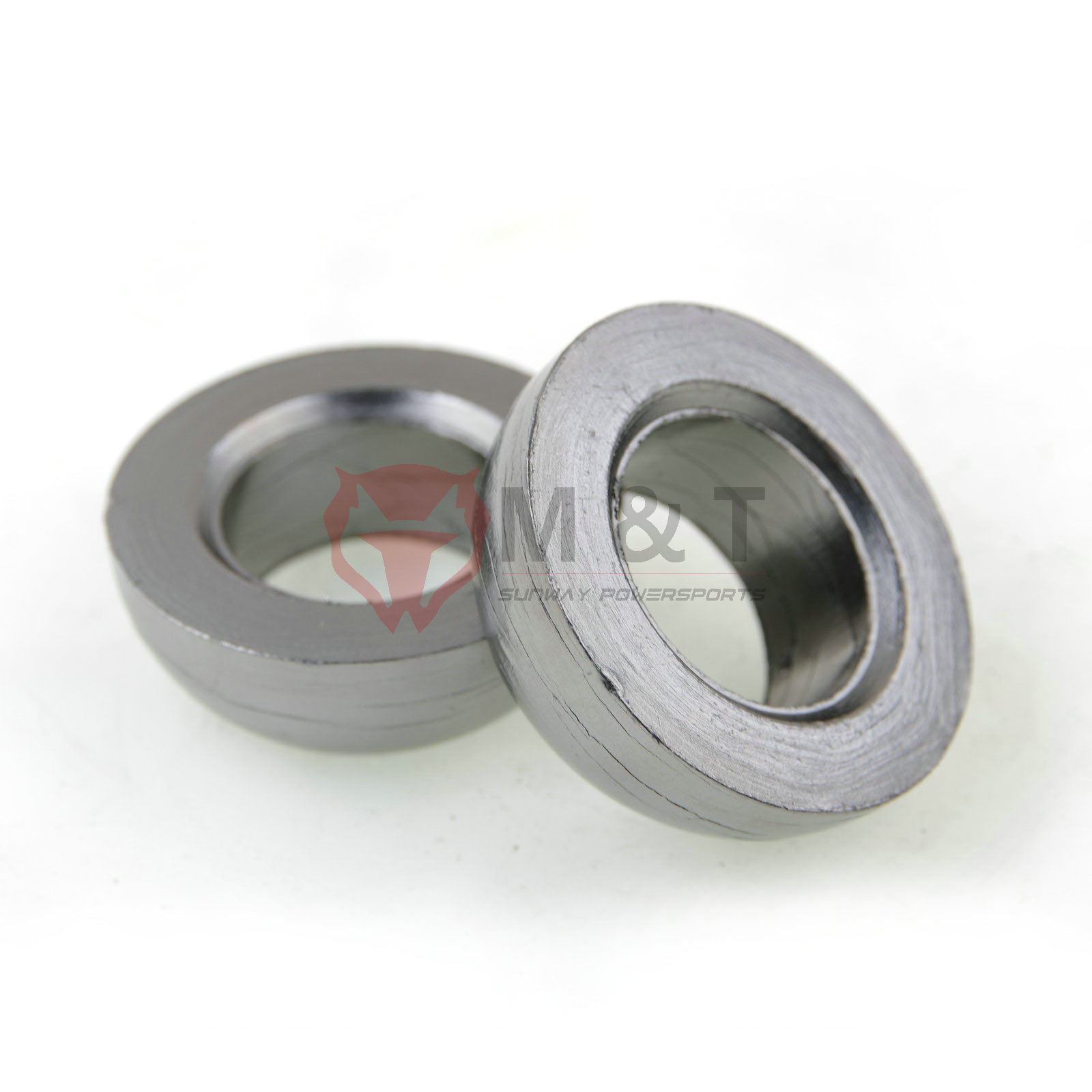 2 Pcs  Muffler Big & Small Collar for LINHAI LH260 300 25222 LH260ATV-B.14.3 53*30*19mm