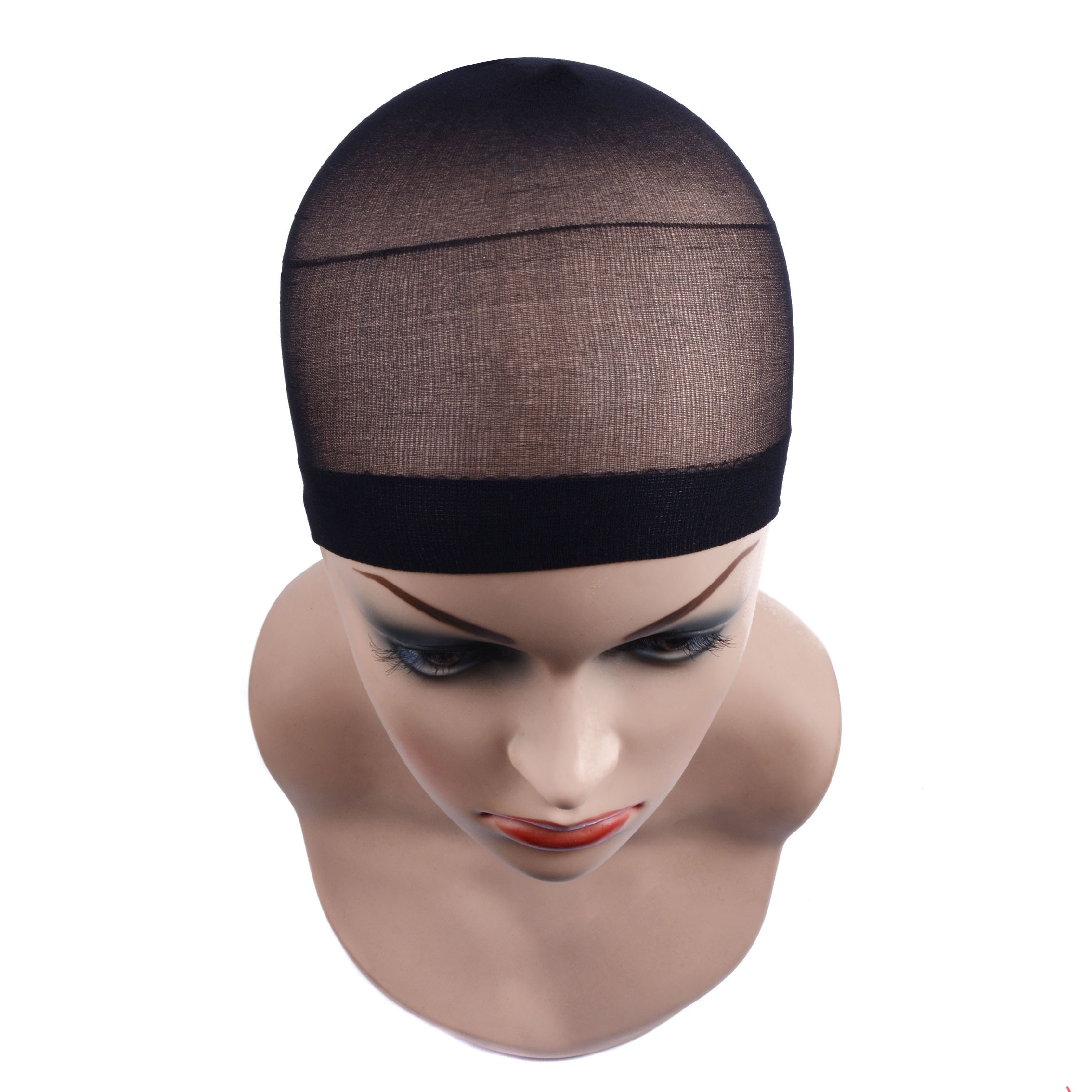 2 Cái/gói Tóc Giả Bộ Đội Tóc Lưới Dệt Hairnets Tóc Giả Lưới Căng Lưới Nắp Làm Tóc Giả Free Size