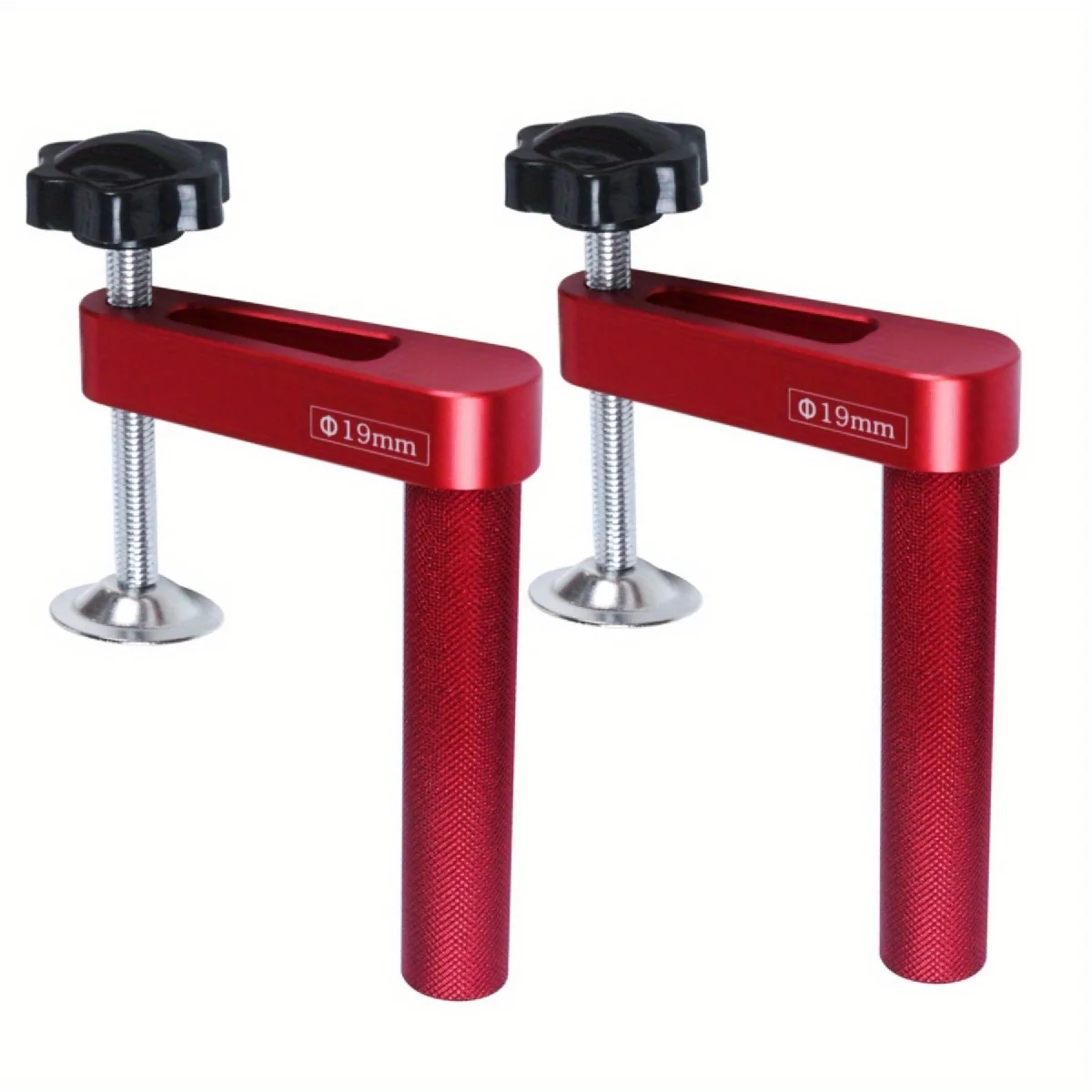 19mm / 20mm 1pc/2pcs Dog Hole Clamp Woodworking Bench Stop Bench Dog Clamp Aluminum Alloy Desktop Fixed Clip - Hold Down Clamps