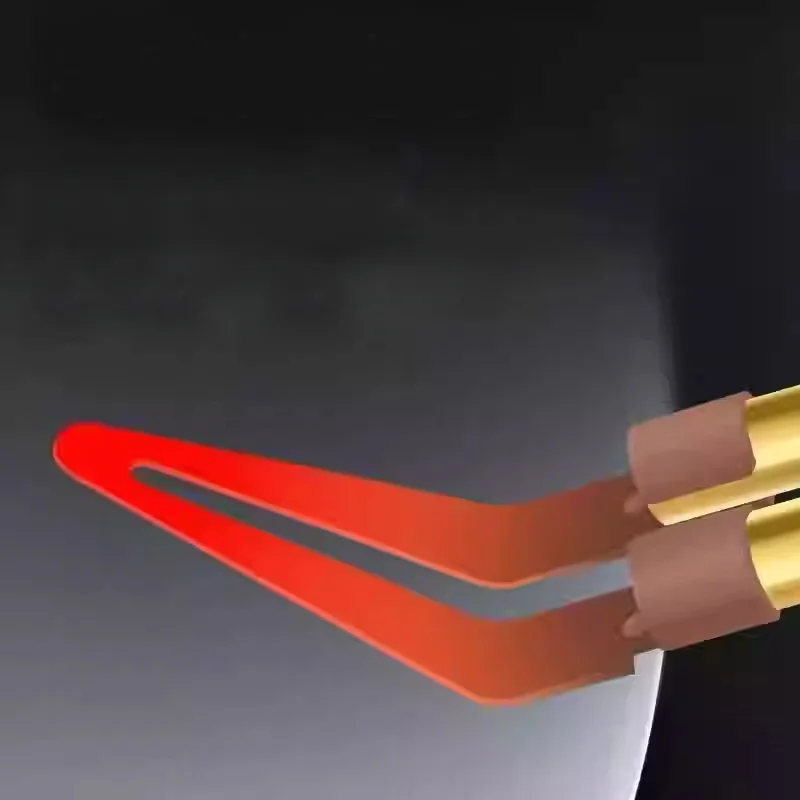 Smooth Head 45° Elbow Stainless Steel Soldering Iron Adjustable Buckle Car Bumper Plastic Welding Rod Hot Melt Repair
