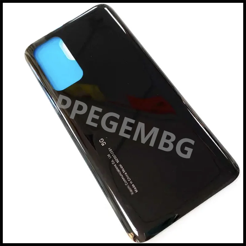 1 PCS สําหรับ Xiao Mi Mi 10T Mi10T Pro 5G M2007J3SY แบตเตอรี่โทรศัพท์ฝาครอบแผงกระจกด้านหลังประตูฝาปิด SHELL Case + กาว