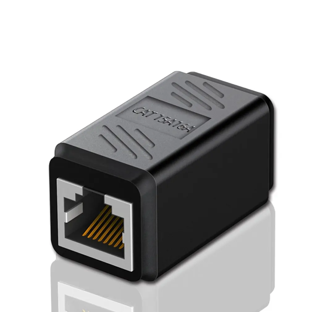 Новый разъем RJ45 Cat7/6 Ethernet-адаптер Гигабитный интерфейс Сетевой удлинитель Конвертер для удлинительного кабеля «мама-мама»