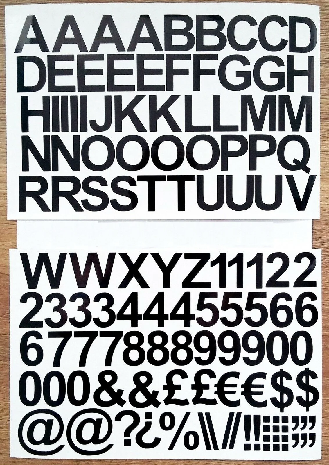 1 ", 2", 3 "Tự Dính VINYL Chữ & Số Trên Miếng Dán Miếng Dán Cho Xe Hơi