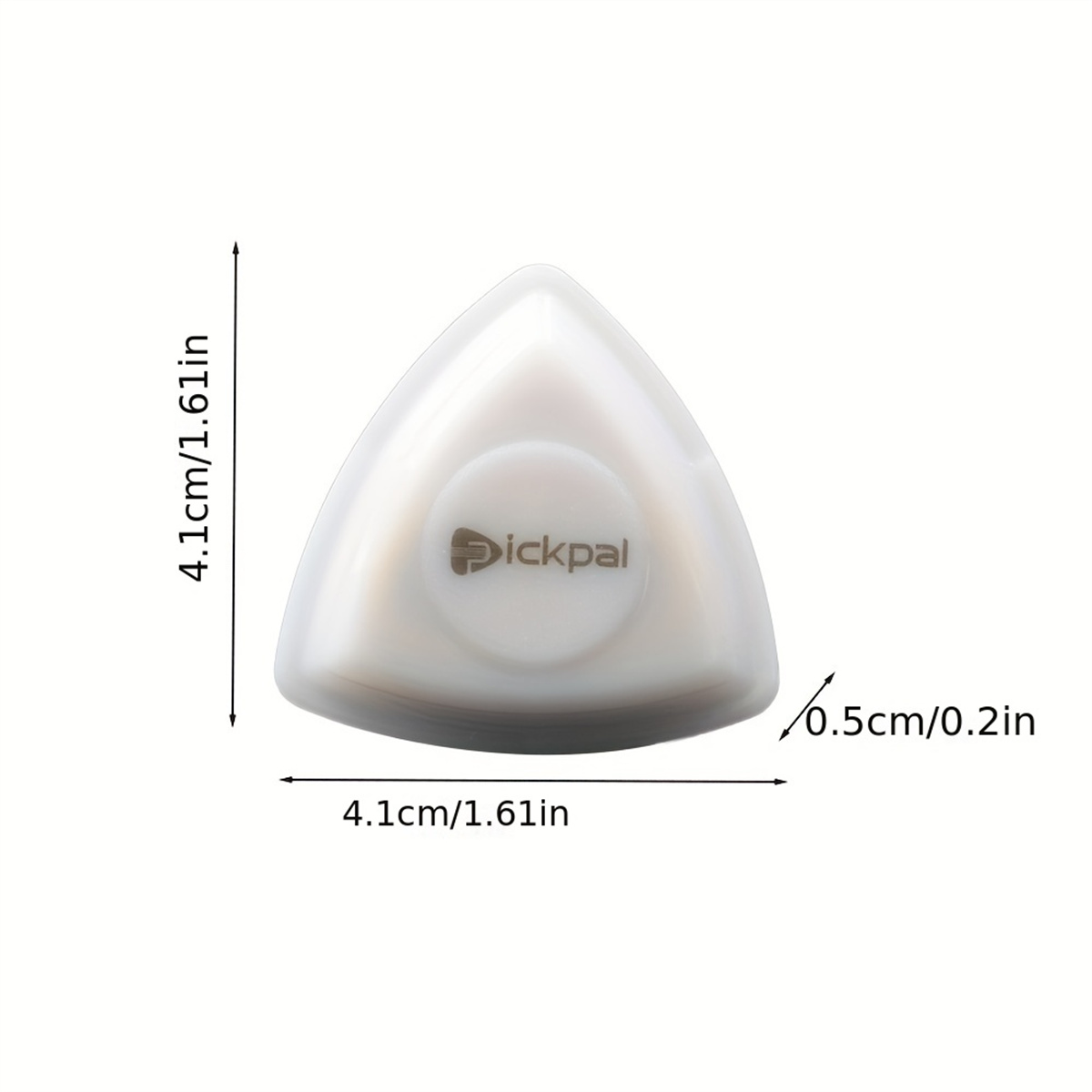 Miwayer – médiator de guitare électrique lumineux LED, ABS, avec Options de lumière tricolore (blanc/vert/violet)