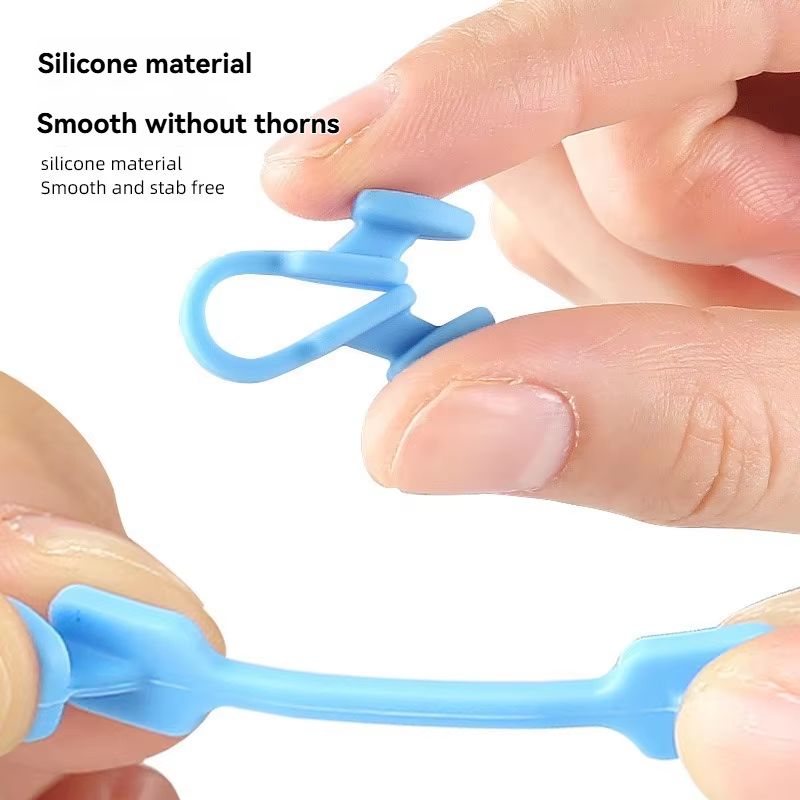 2pcs Silicone Elastic Nose Clip Stop Snoring Device Anti-Snoring Supplies for Better Sleep