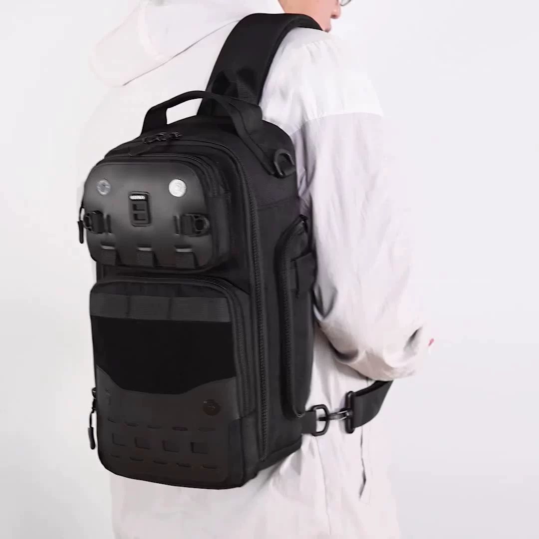 Ozuko-男性用防水クロスオーバーバッグ,チェストバッグ,アウトドアスポーツ,戦術的な男性用ショルダーバッグ,高品質