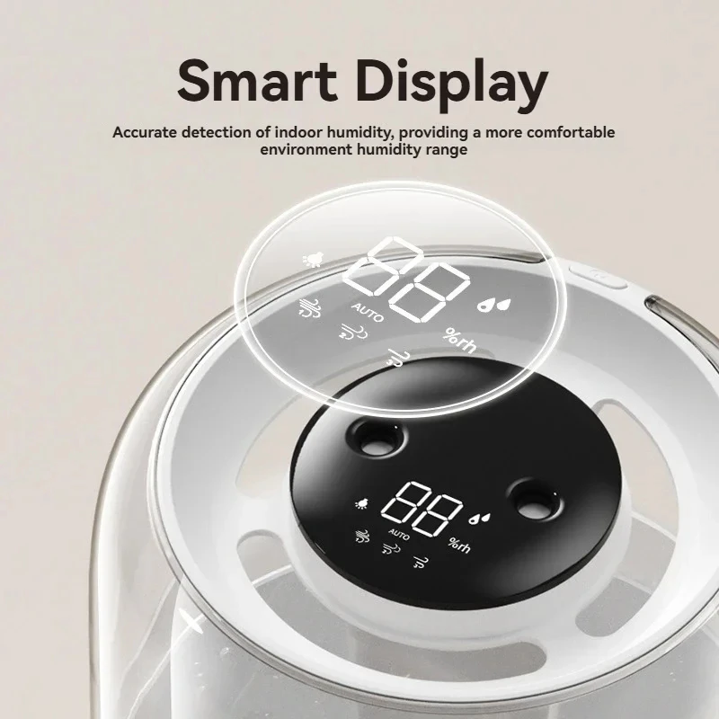 Xiaomi Dual Spray Humidifier 6800 ML Digital Display Night Light Mute USB Household Desktop Antibactery Purification Humidifying