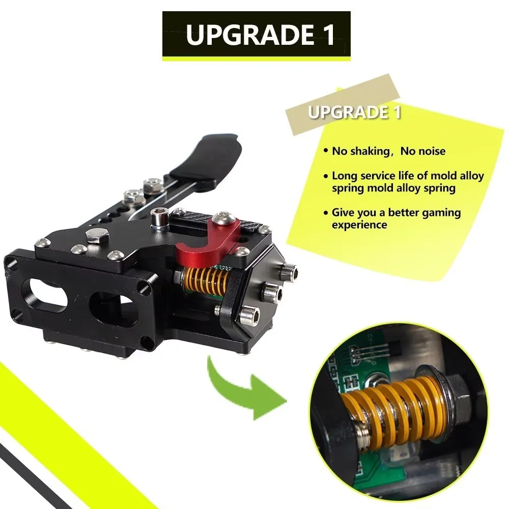 USB hamulec ręczny SIM dla G25/27/29 T300 T500 PC gry wyścigowe fanateecosw Dirt Rally hamulec ręczny System czerwony czarny niebieski HB-1009