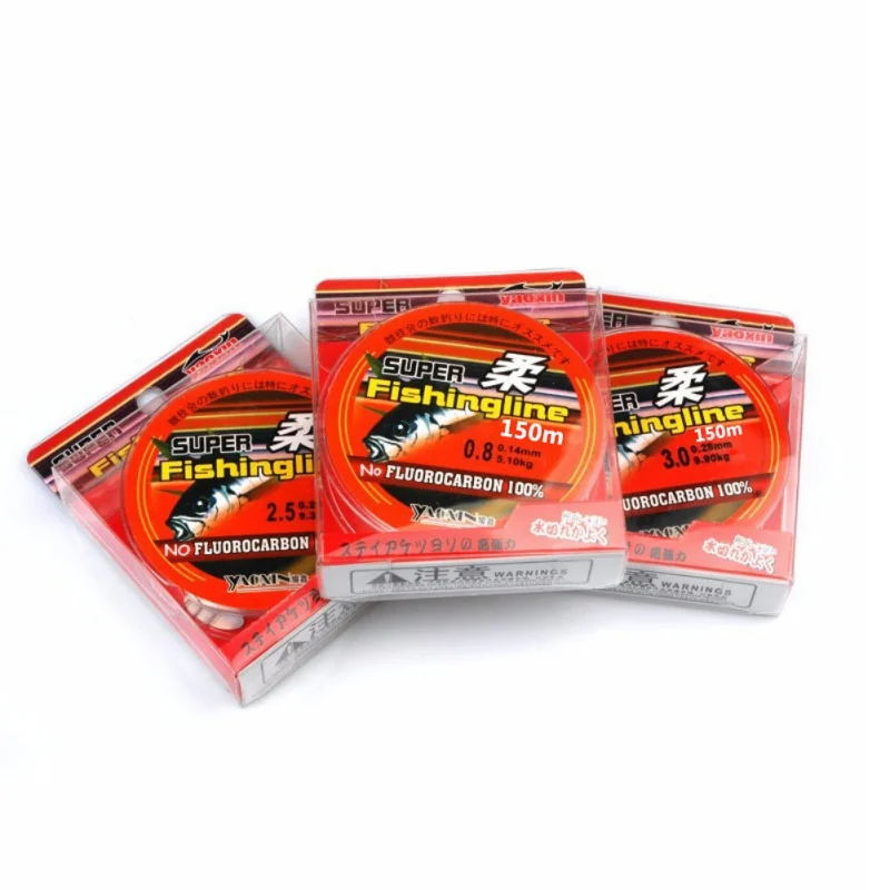 Lenza da pesca in nylon super resistente 100M 200M filo da pesca monofilamento giapponese trasparente durevole attrezzatura da pesca lenza