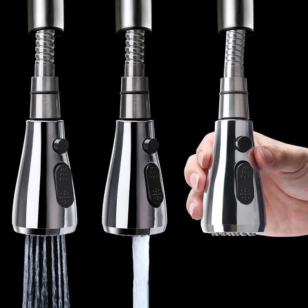2 Modes Sink Nozzle G12 Plating Nozzle pull out Faucet Aerator Kitchen Basin Water saving Faucet Filter Replaceable Mixer Spraye