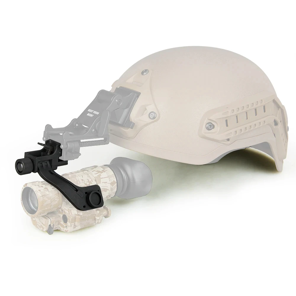 BOOIU J Arm Night Vision Mount สําหรับ AN/PVS-14 Monocular NVG Dovetail Night Vision ขอบเขตยุทธวิธี Fast HELMET Mount J อะแดปเตอร์แขน