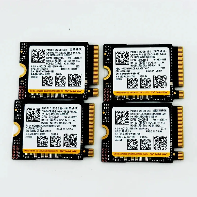 SSD originale PER Samsung PM9B1 512GB 256GB 128G 2230 unità a stato solido M.2 PCIe4.0NVMe disco di sistema desktop per laptop