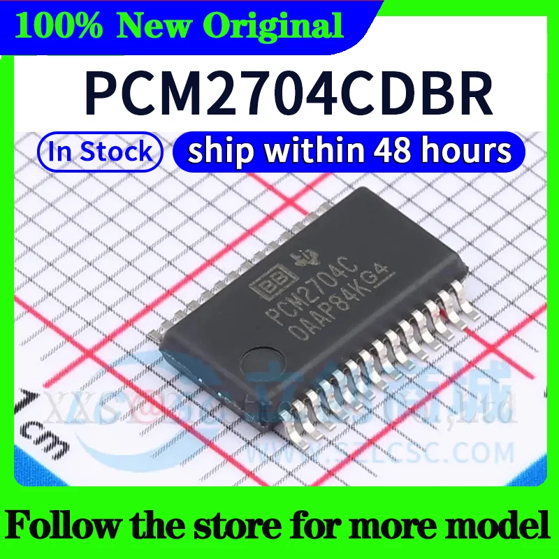PCM1793  PCM2704C  PCM5100A  PCM5101A  PCM5102A  PCM1794A  PCM3002E  PCM2900E  PCM2900C  PCM1796DBR  In stock 48 hours ship
