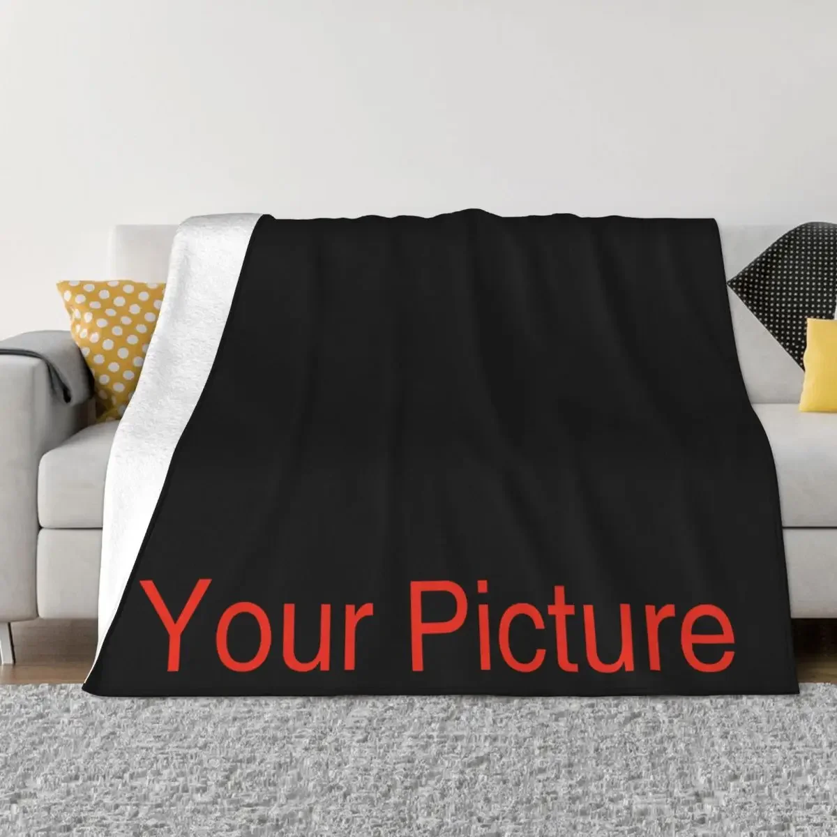 Funda de manta con imagen, forro polar Coral de felpa, personalizada, DIY, impresión bajo demanda, envío directo, mantas cálidas para colcha de cama