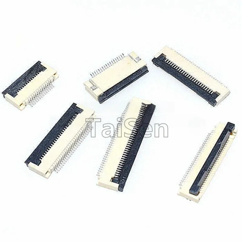 10 PZ Connettore FPC Passo 0,5 MM 40P Flip-Top Contatto Inferiore 8/10/14/20/24/26/28/30/45/50/54P