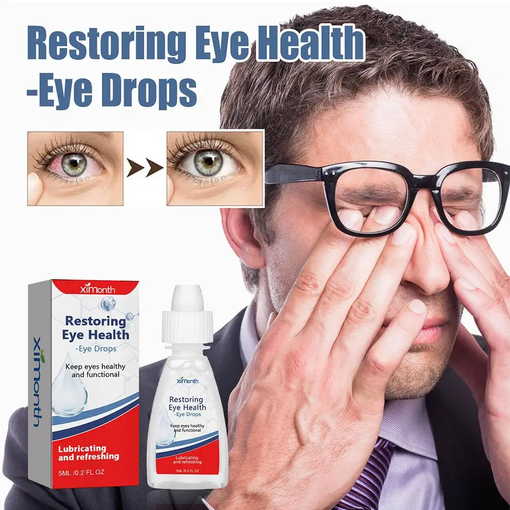 5ml Cataract Removal Eye Drop Improve Blurred Vision Restore Eyesight Relieve Eyeball Infection Dry Itching Red Eyes Treatment