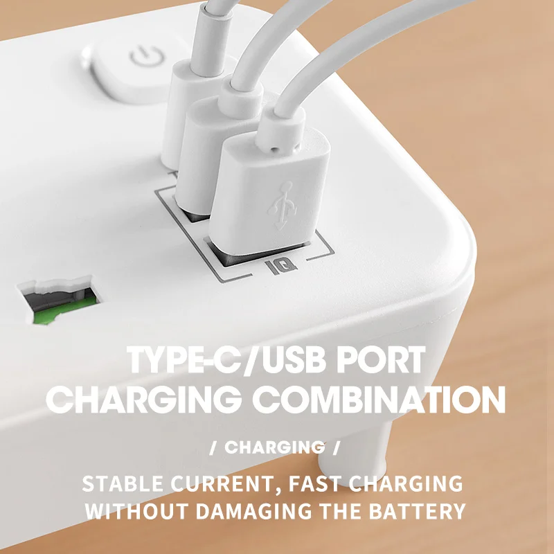 EU UK AU US Stecker AC Steckdose Steckdosenleiste Multiprise Steckdose Universal Netzwerk Filter USB Cherger Separate Switch Licht Adapter