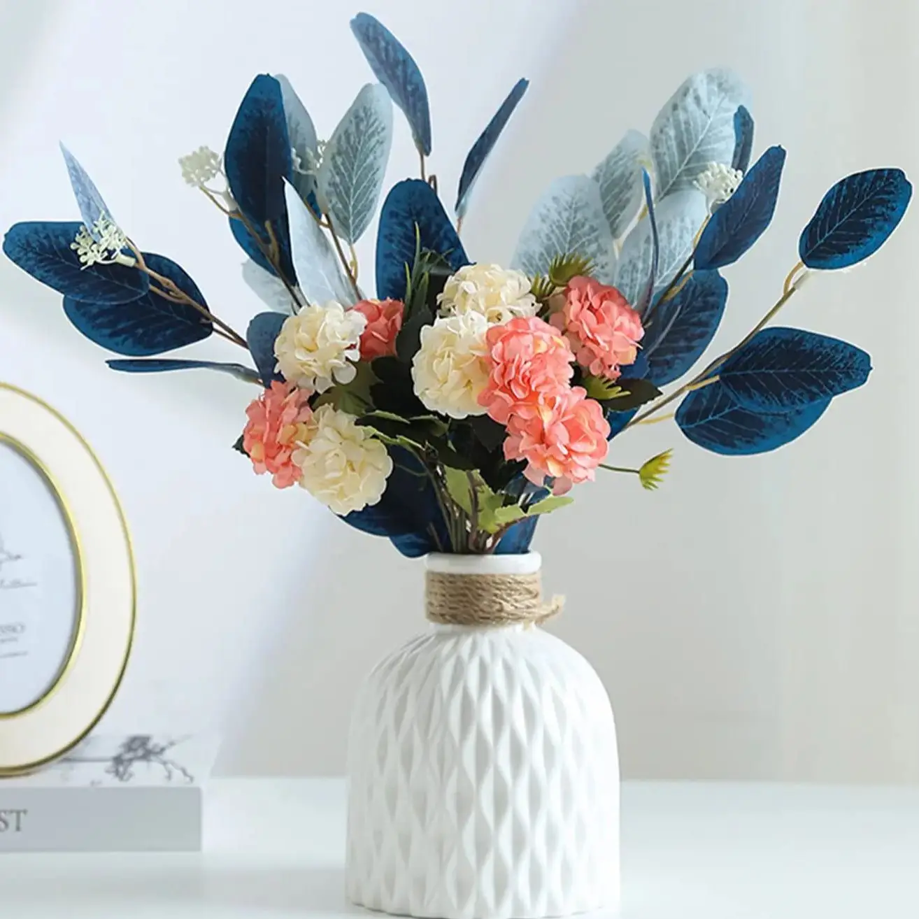 1/2Pcs Wasser Welligkeit Vase Seil Kunststoff Blumentopf Anordnung Moderne Nordic Stil Zu Hause Wohnzimmer Desktop Dekoration ornament