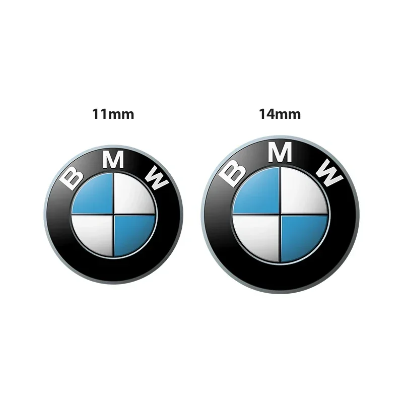 11/14mm Aluminium Auto Ferns chl üssel Aufkleber für BMW Performance Abzeichen f30, f10, e90, f20, e46, e60, e70, e39, e36, e87, x5 x6 x1 m3