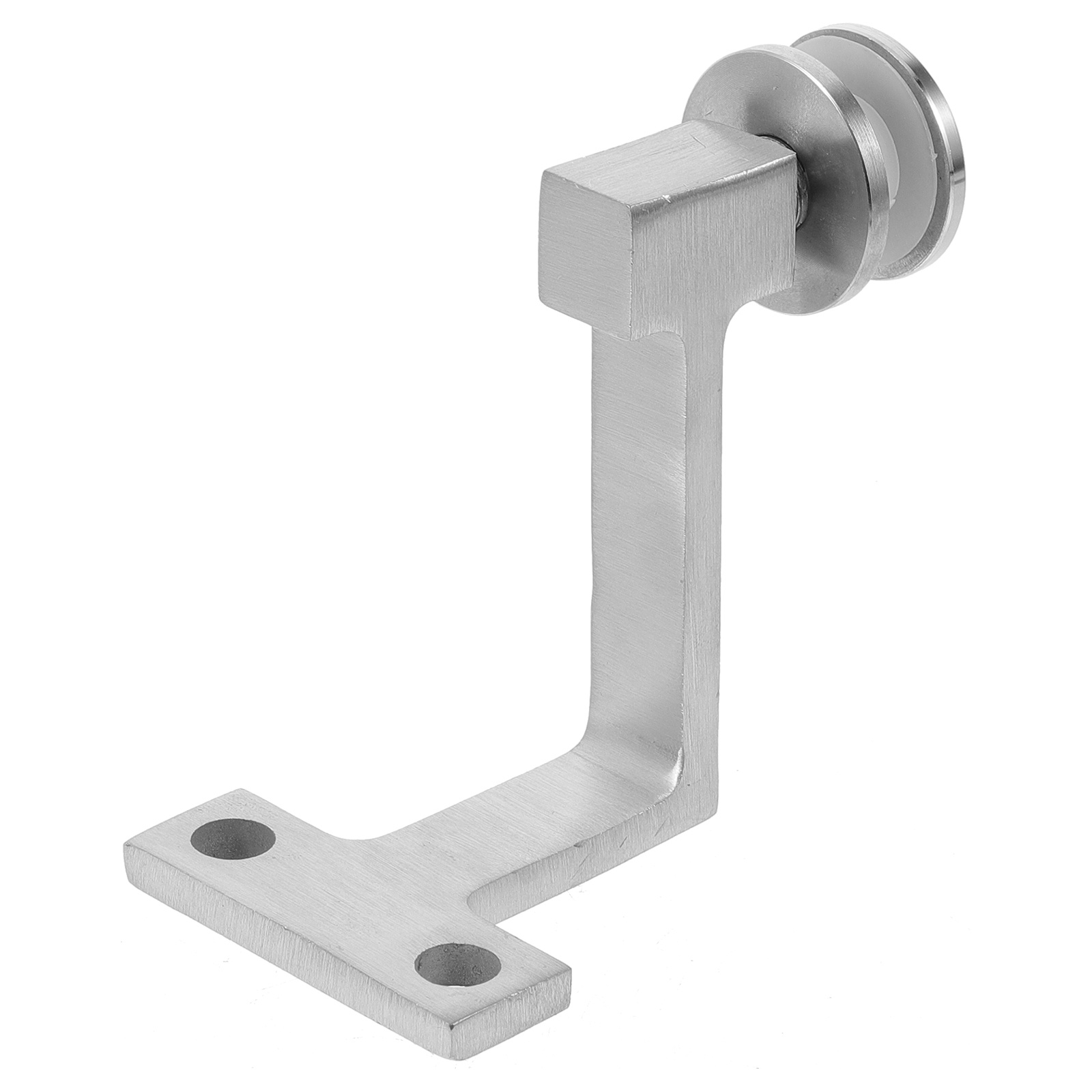 1pcs Stainless Steel Glass Handrail Brackets Matte Finish Stair Railing Fixing Hardware Deck Porch Accessories Building Tools