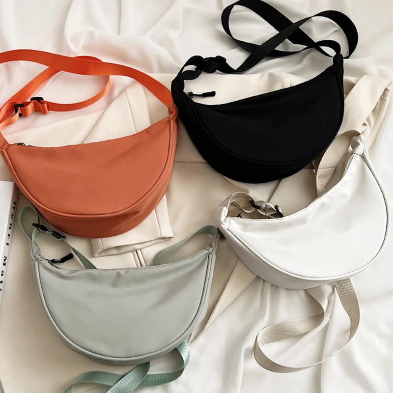 Mode Knödel Handtasche für Frauen Klassische Designer Schulter Taschen Leder Nylon Umhängetasche für Frauen Messenger Tasche Weibliche