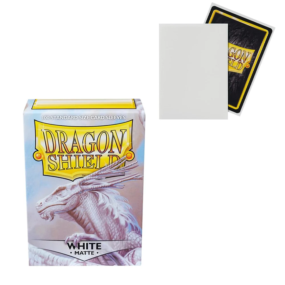 100 PCS/BOX 66x91mm Standard Size Demark Dragon Shield Matte Card Sleeves for MTG/PKM/YGO/TCG Board Game Cards Slevees