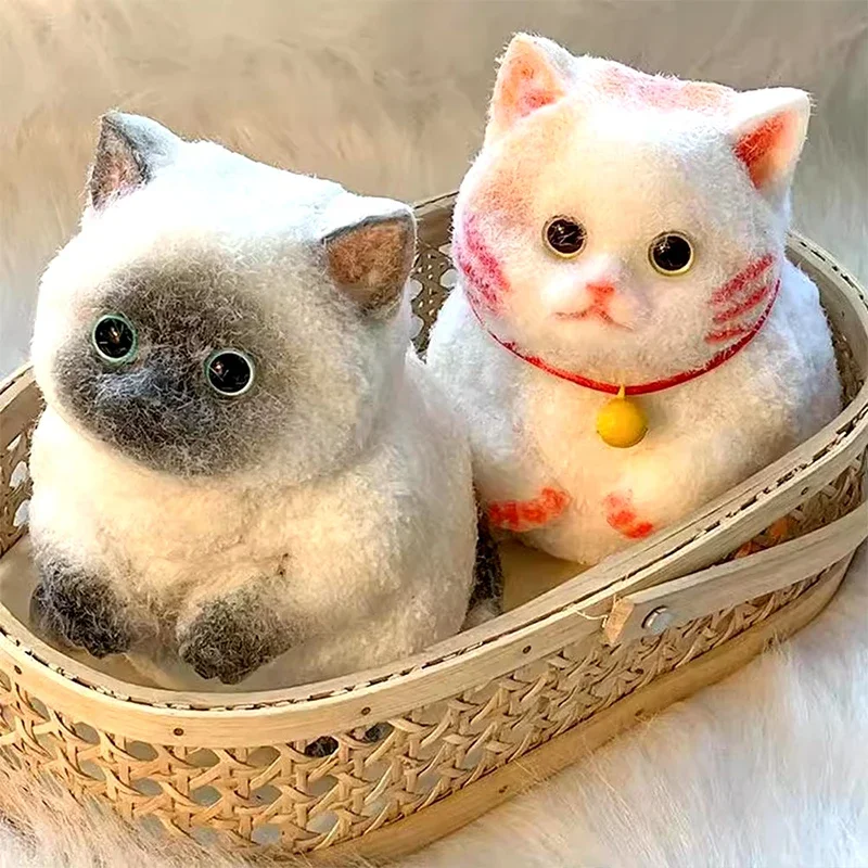 Милый большой кот Taba мягкий силиконовый нечеткий супер большой плюшевый кот ручной работы котенок сжимаемая игрушка моти игрушка ручной расслабление антистресс подарок
