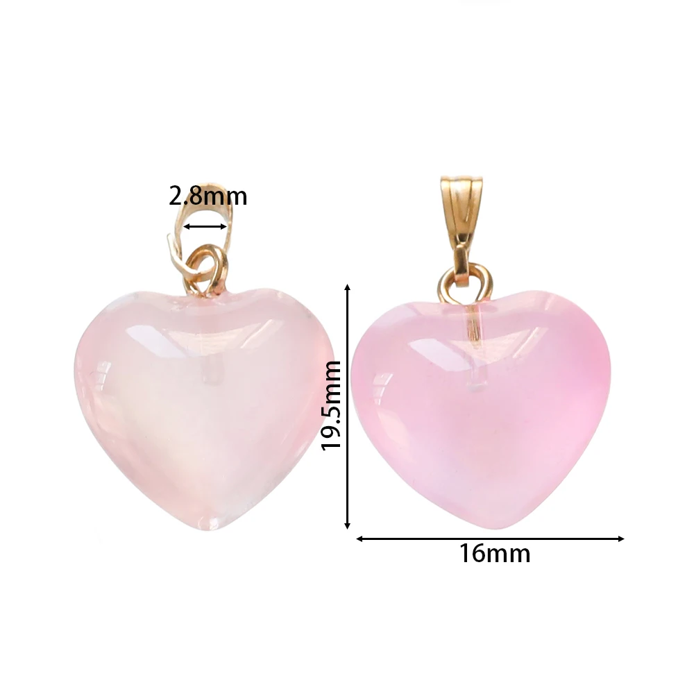10 ชิ้น/ล็อตภาษาเช็คคํา Lampwork แก้วคริสตัลหัวใจลูกปัด Charms จี้ DIY เครื่องประดับทําด้วยมือทําสร้อยคอต่างหูอุปกรณ์เสริม