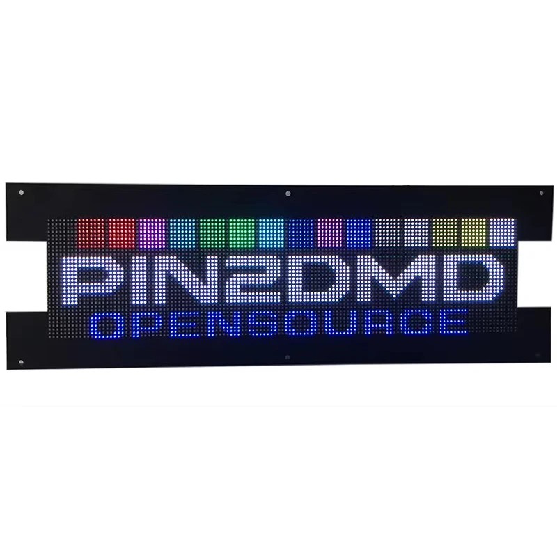 P2.5 Indoor 64*32dots RGB Vollfarb-LED-Punktmatrix-Panel für 128*32 Pin2dmd Flipper VPin-Displays