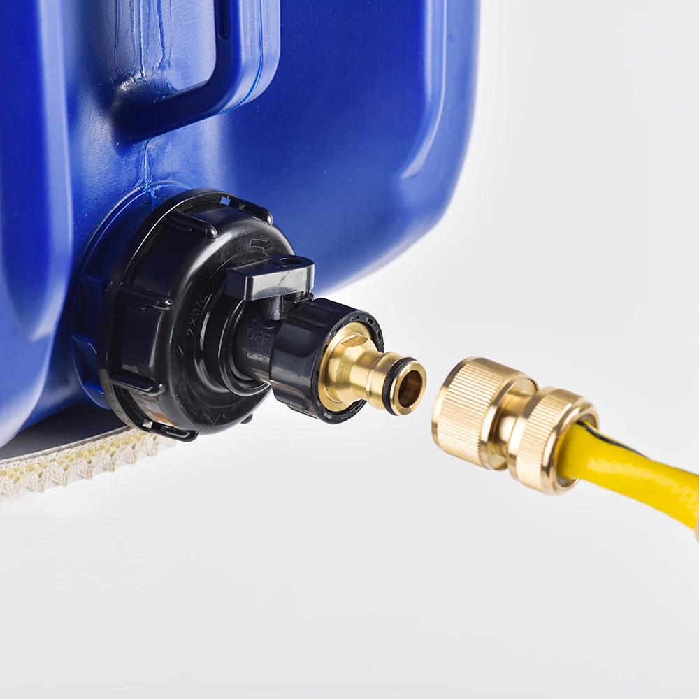 3/4" IBC Adapter Female Thread Dispense Valve Link Pacifier IBC Drain Adapter Spout Fittings Home Garden Irrigation Switch Tool