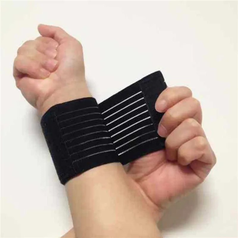 Brazaletes deportivos para Fitness, vendaje elástico, correa para muñeca, pulsera deportiva, Protector de muñeca elástico ajustable, 1/2 Uds.