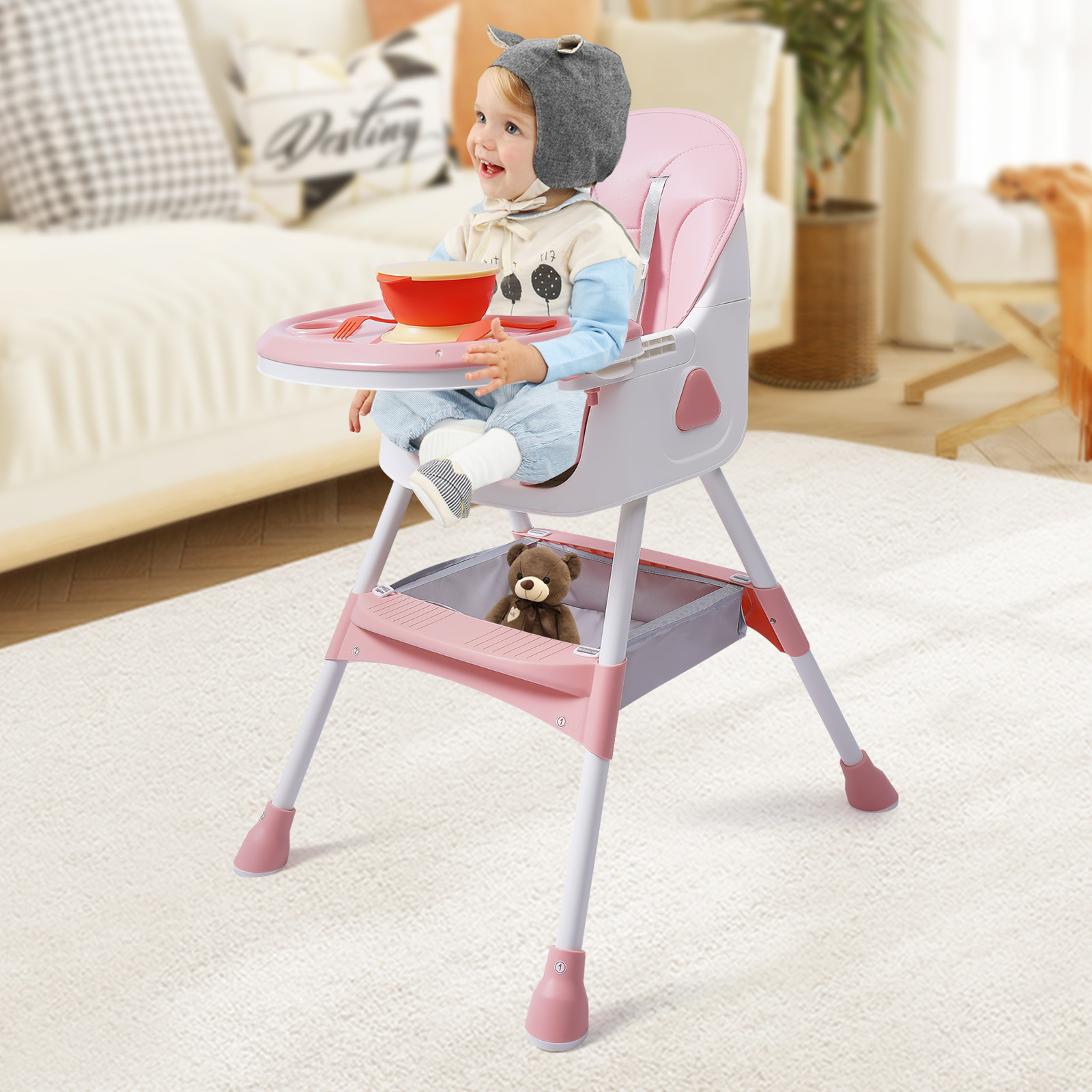 Poupée bébé à tricoter pour enfants, couvre-bébé à enfiler