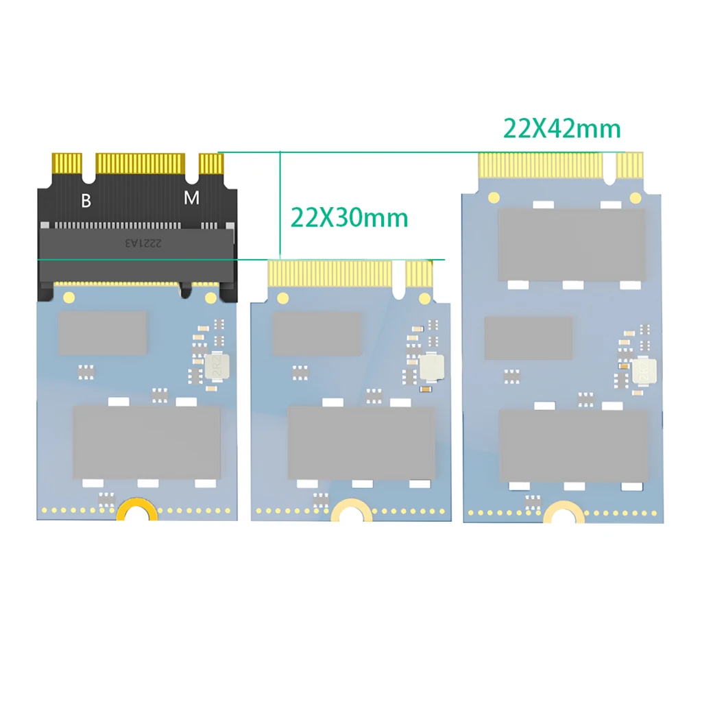Конвертер адаптера расширения M.2 для NVME M-Key / M2 SATA B+M Key 2230–2242, для ThinkPad X270 X280 T470 T480 L480 T580
