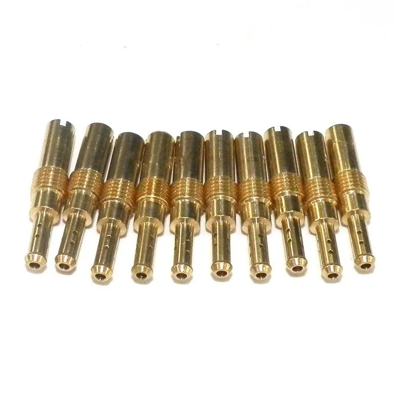10 Chiếc Phi Công Máy Bay Phản Lực Chậm Phản Lực Cho Xe Máy GY6 Bộ Chế Hòa Khí PWK Keihin PE CVK FCR PWM PJ CBR CR N424-21 OKO CVK Kim Phun Vòi Phun